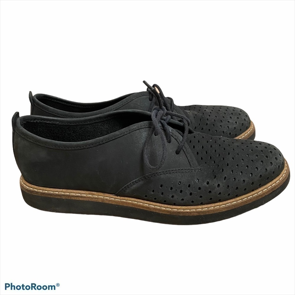 Clarks Oxford Leather Shoes Sz 6.5 Women’s Lace Up